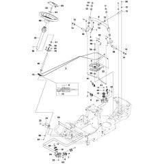 McCulloch M125-97FH - 967207101 - 2013-01 - Steering Parts Diagram