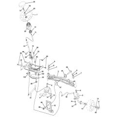 McCulloch M125-97RB - 96051004900 - 2012-01 - Steering Parts Diagram