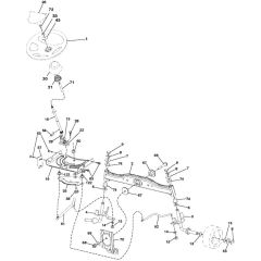 McCulloch M125-97T - 96041028800 - 2012-11 - Steering Parts Diagram