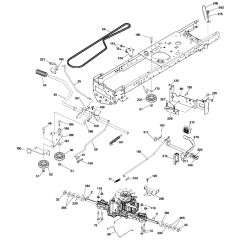 McCulloch M125-97T - 96041028801 - 2012-12 - Drive Parts Diagram
