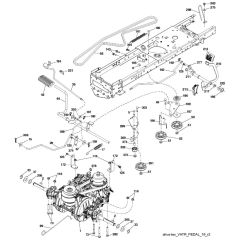 McCulloch M125-97T - 96041033400 - 2013-06 - Drive Parts Diagram