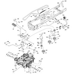 McCulloch M125-97T - 96041033401 - 2014-04 - Drive Parts Diagram