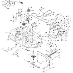 McCulloch M125-97T - 96041033401 - 2014-04 - Mower Deck - Cutting Deck Parts Diagram