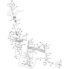 McCulloch M125-97TC - 96051006000 - 2012-11 - Steering Parts Diagram