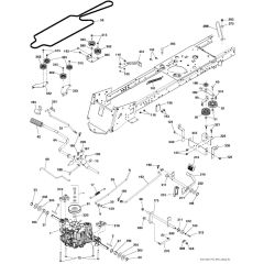 McCulloch M125-97TC - 96051006001 - 2013-01 - Drive Parts Diagram