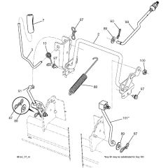 McCulloch M125-97TC - 96051006002 - 2013-07 - Mower Lift - Deck Lift Parts Diagram
