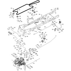 McCulloch M125-97TC - 96051006100 - 2012-11 - Drive Parts Diagram
