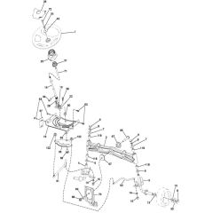 McCulloch M125-97TC - 96051006101 - 2013-01 - Steering Parts Diagram