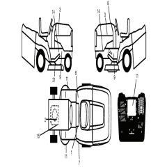 McCulloch M125-97TC - 96051006102 - 2013-07 - Decals Parts Diagram
