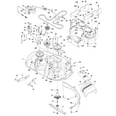 McCulloch M13597 - 96041009100 - 2010-03 - Mower Deck - Cutting Deck Parts Diagram