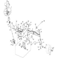 McCulloch M13597 - 96041009100 - 2010-03 - Steering Parts Diagram