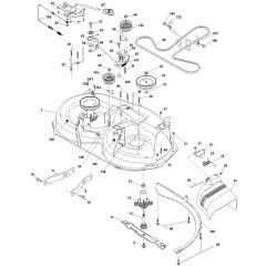 McCulloch M13597H - 96041000904 - 2010-03 - Mower Deck - Cutting Deck Parts Diagram