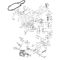 McCulloch M13597HRB - 96061028900 - 2010-07 - Drive Parts Diagram