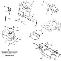 McCulloch M13597HRB - 96061028900 - 2010-07 - Engine Parts Diagram