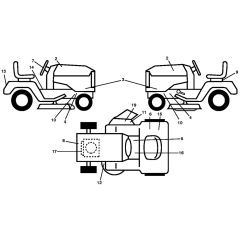 McCulloch M145107HP - 96041027900 - 2011-09 - Decals Parts Diagram