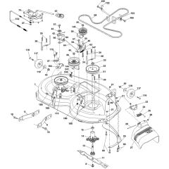 McCulloch M145107T - 96041029200 - 2012-11 - Mower Deck - Cutting Deck Parts Diagram