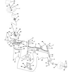 McCulloch M145107T - 96041029200 - 2012-11 - Steering Parts Diagram