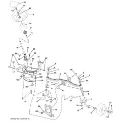 McCulloch M145107T - 96041029300 - 2012-11 - Steering Parts Diagram
