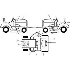 McCulloch M145107T - 96041029301 - 2012-12 - Decals Parts Diagram