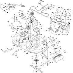 McCulloch M145107T - 96041029301 - 2012-12 - Mower Deck - Cutting Deck Parts Diagram