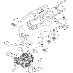 McCulloch M145107T - 96041033600 - 2013-06 - Drive Parts Diagram