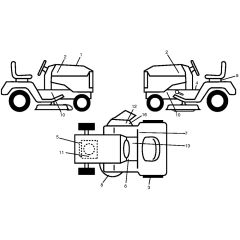 McCulloch M145107T - 96041035400 - 2013-05 - Decals Parts Diagram