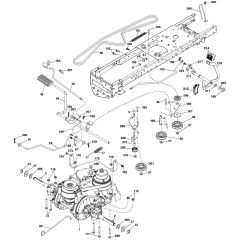 McCulloch M145107T - 96041038200 - 2015-08 - Drive Parts Diagram