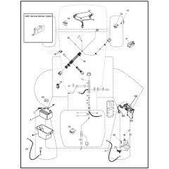 McCulloch M14538 - 96041023102 - 2012-06 - Electrical Parts Diagram
