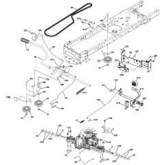 McCulloch M14538H - 96041031400 - 2012-07 - Drive Parts Diagram