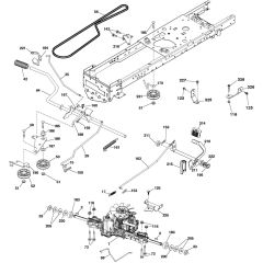McCulloch M14538H - 96041031401 - 2013-06 - Drive Parts Diagram