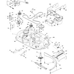 McCulloch M14597 - 96041021800 - 2010-09 - Mower Deck - Cutting Deck Parts Diagram