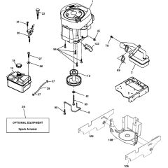 McCulloch M14597 - 96041021801 - 2011-08 - Engine Parts Diagram
