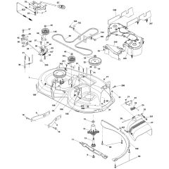 McCulloch M14597 - 96041021801 - 2011-08 - Mower Deck - Cutting Deck Parts Diagram