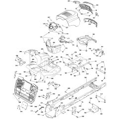 McCulloch M14597HRB - 96051003800 - 2012-01 - Chassis & Enclosures Parts Diagram