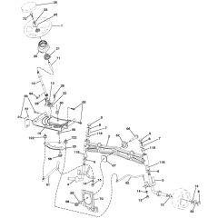 McCulloch M14597HRB - 96051003800 - 2012-01 - Steering Parts Diagram