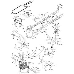 McCulloch M14597TC - 96051006201 - 2012-12 - Drive Parts Diagram
