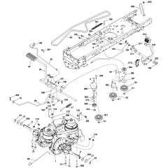 McCulloch M14597TC 96051006302 - 2013-07 - Drive Parts Diagram