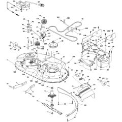 McCulloch M14597TC 96051006302 - 2013-07 - Mower Deck - Cutting Deck Parts Diagram
