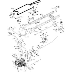 McCulloch M14597TC - 96051015000 - 2016-07 - Drive Parts Diagram
