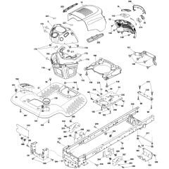 McCulloch M145-107T - 96041033601 - 2014-04 - Chassis & Enclosures Parts Diagram