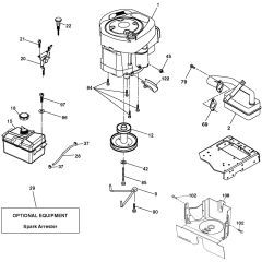 McCulloch M145-97TC - 96051009800 - 2013-06 - Engine Parts Diagram