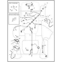 McCulloch M155107A - 96041027300 - 2011-09 - Electrical Parts Diagram