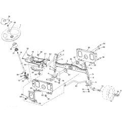 McCulloch M155107H - 96041000700 - 2007-07 - Steering Parts Diagram
