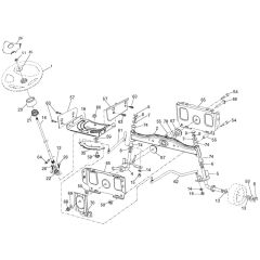 McCulloch M155107H - 96041000701 - 2009-01 - Steering Parts Diagram