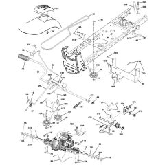 McCulloch M155107H - 96041000702 - 2010-03 - Drive Parts Diagram