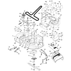 McCulloch M155107H - 96041000702 - 2010-03 - Mower Deck - Cutting Deck Parts Diagram