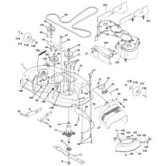 McCulloch M155107H - 96041000703 - 2010-07 - Mower Deck - Cutting Deck Parts Diagram