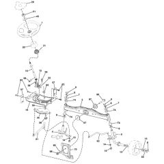 McCulloch M155107H - 96041000703 - 2010-07 - Steering Parts Diagram