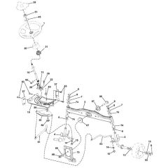 McCulloch M155107H - 96041000704 - 2010-11 - Steering Parts Diagram