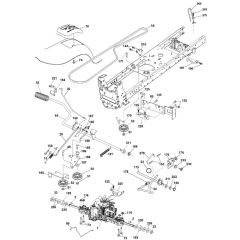 McCulloch M155107H - 96041000706 - 2011-08 - Drive Parts Diagram